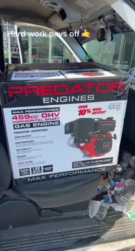 The 301cc 13hp predator i had on my mudskipper kit locked up on me so i upgraded to a 459cc 16hp with a 2 year warranty. Still got some adjustements to make to the tail kit and motor but overall im happy with it and would reccomend it! #screammovie #mudboat #mudskippermotors #longtailmudmotor #predatormotor #jonboat #capcut 