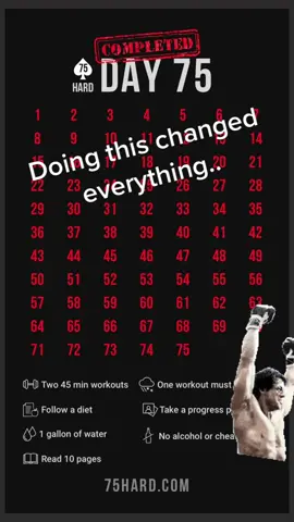 #75hard has changed my life and what i believe to be the trajectory of my life. Cheers to @andyfrisellaceo for this program. Thank you!  Ime to live hard!💪🏼 #livehard #75hardchallenge 
