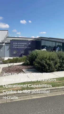 Today, we opened the doors of the Bob Atkinson Operational Capabilities Centre, giving 150 potential recruits a tour of the facilities and the opportunity to talk with some of our officers about a career in policing.
