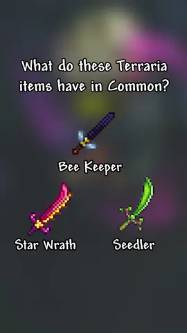 What do these Terraria swords have in Common? #fyp #terraria