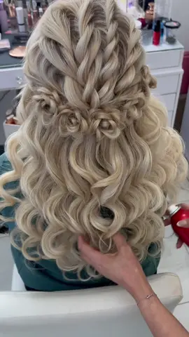 Spring is in the hair 🌹🌸 #samirasjewelry #sexyhairpartner Set her curls with @sexyhairofficial “Spray and Play “ for volume, and hold 🫶🏻 #bridalhair #bridalhairstyle #weddingtok #weddingtiktok #weddinghair #hairtok #halfuphalfdown #hairinspo #naplesfl #hairgoals #bridalvibes #bridaltrends #bridal 
