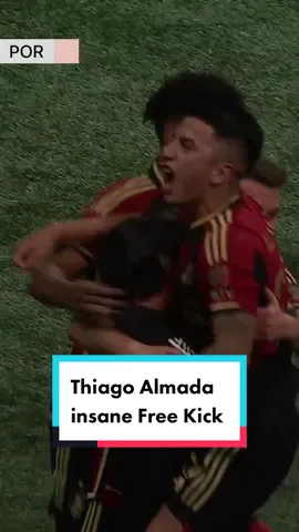 21-year-old @thiagoalmadaezequiel16 is special 👀🇦🇷 #MLS #Soccer #goal #freekick #highlights #sports #golazo #argentina #worldcup 