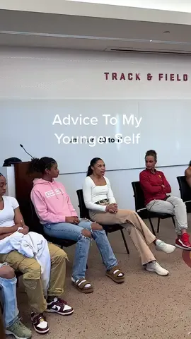 Back where it all started- USC.  Speaking to the @usc.athletics girls about being a patient athlete.  #usctrackandfield #usctrack #tracktok