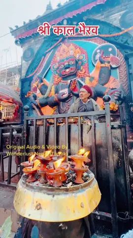 Sri Kaal Bhairav in the Kathmandu Durbar Square is one of the prominent monument which is specially visited and worshiped on Sundays. Kaal Bhairav is given great importance as he is a Trikaldarshi (seeing the past, present and future) who can control the time and is also considered to be the first avatar of Mahadev's various avatar of Bhairav. It is believed that just by a glimpse (darshan) of Kaal Bhairav, diseases, grief and misfortune of a person will be cured. Article by Frankey Franz #kalbhairav #kalbhairavtemple #mahadev #trikaldarshi #bhairav #kathmandu #kathmandudurbarsquare #wanderlustnepal #foryoupage #tiktoknepal 