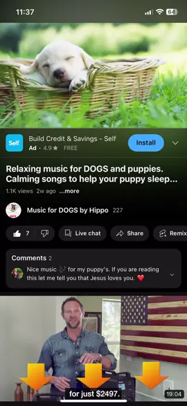 Check out our Yutube channel for some ralxing music for your pup and even you ❤️ 