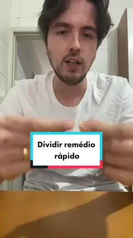 Coisaa que eu não sabia! Parte 10 - Como dividir remédio fácil #curiosidades #dicas #LifeHack #fyp #todayilearned #KitchenHacks 