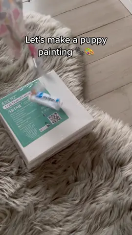 LA AMO TROPPO #fyp#fashiontiktok#PUPPY#dog#dogsoftiktok#dogpainting 