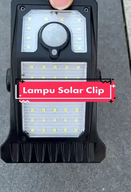 Lampu Solar Clip Kelip Motion Sensor Automatik Detection Portable No Wiring Needed Farm Garden Light Camping Light  #lampusolar #lightclipper #solarlight #solarled #portablesolar #campinglights #picniclight 