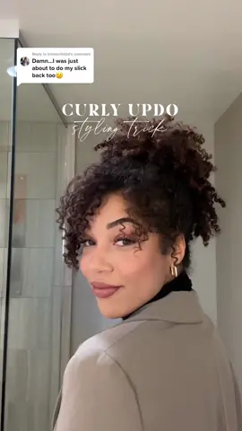 Replying to @trinworlllddd We’re gonna talk more about tension damage soon but here’s a Low Tension Hairstyle idea to try out 🫶🏽🫶🏽 Don’t judge when you see more slick looks on here okay, we’re still working on solutions 🙈 #lowtensionprotectivestyle #lowtensionhairstyles #curldamage #curlyhairstyles #curlyupdo #curlyupdos #3ccurls #curlyhairproblems #naturalhairstyles 