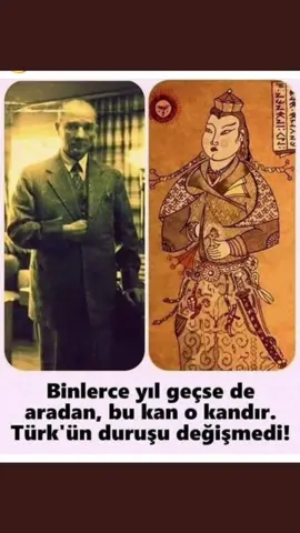 OĞUZ KAAN'DAN ATATÜRK'E KADAR TÜRK'ÜN DURUŞU HİÇ DEĞİŞMEDİ 🇹🇷 #oguzboylari🇹🇷🤘🇹🇷🤘🇹🇷🤘🇹🇷🤘  #turkundurusu  #turk  #ataturk  #33buyruk 