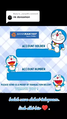 Replying to @_navvy14 Doraemon Design Bank Template 💙. #fyp #aesthetic #caringismyjob #sanshare #bisnesonline #topfyp #sharingiscaring #banktemplate #template #doraemon #doraemonlovers 