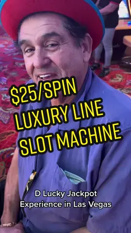 Jerry enjoyed playing slots in Las Vegas #dluckyexperience 