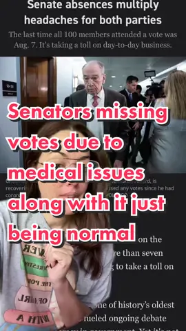 Senators aren’t required to vote 🤷🏻‍♀️ #senate #senators #chuckgrassley #iowa #congress #vote #politictalkin #democratsoftiktok #democrat #legislation   