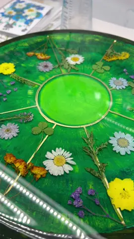 Spring is almost here!  This lazy susan will be available on Etsy in a couple of weeks.  Visit my store and follow me for more! #spring #springiscoming #gardensoftiktok #garden #functionalart #artist #process #processvideo #art #creativeideas 