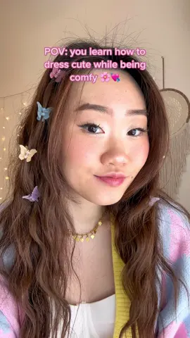 Me making sure my neighbor wasnt watching 🤣🥹 #fyp #comfyfitinspo #pastelaesthetics #howlsmovingcastletok #howlsupremacy #studioghiblioutfit #studioghibliinspired #steadyhandscardigans #softgirlstyle #cuteandcomfyoutfits #iykyk #OOTD #lotd #butterflyhairclips #springlooks2023 #lookofthedaytoday 