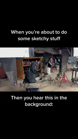 Makes you think twice 😅 #shakehandswithdanger #sketchy #lifted #grinder #gastank #dangerous #safetyfirst #donttrythisathome #ifykyk #mericatv #coolbus 
