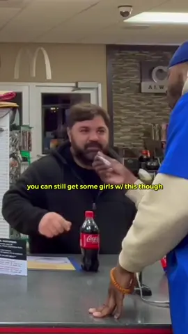 I don’t think he likes pink..🌸💅😂 #fyp #foryoupage #foryoupage #xyzbca #viral #pink #lighter #smoker #funnyvideos #funny #debate #hilarious #gasstation #store #job #meme #color #girly #customer 