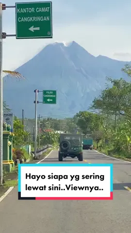 View Merapi Pagi Ini…😍😍😍 Biasanya kalian ke sekitar sini Cari apa Guys…??? #fyp #yogyakarta #merapi 