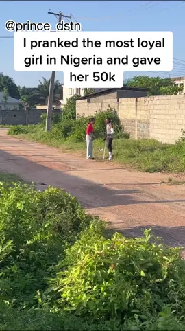 I pranked the most loyal girl in Nigeria and gave her 50k #nigeriantiktok #maziokeke #fypシ #prank #gofar 