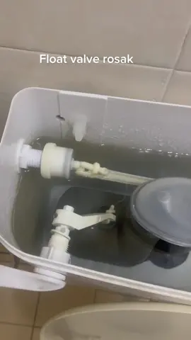 Float valve flush tandas versi plastik rosak, jom kita tukar baru terus. #plumberbangi  #tukangpaipbangi  #plumber  #kajang  #bangi 