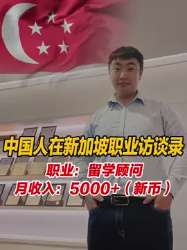 新加坡留学顾问~你了解这个职业吗？#出国打工人 #海外生活 #新加坡 #出国 #中国人 #打工 