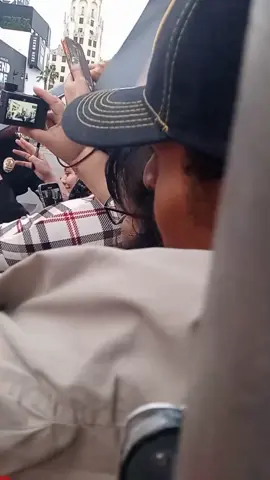 John Wick Chapter 4 red carpet LA premier actors arriving and Keanu Reeves signing. received an auto by him and a piece of the exclusive 