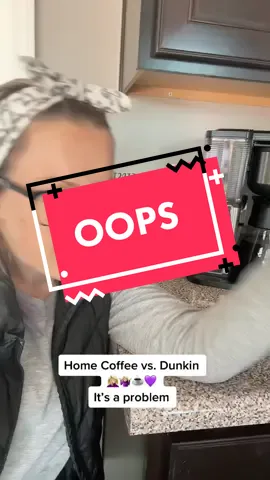 Can you blame me?! #coffee #coffeeaddict #coffeetiktok #dunkin #dunkindonuts #dunkinqueen #ilovecoffee #SmallBusiness #irunondunkin #mama #fyp #oops #oopsididitagain 