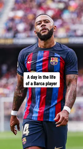A day in the life of a Barca player ⚽️  Cr: @fcbarcelona  #fcbarcelona #barcelona #barca #memphisdepay #depay #laliga #profootball