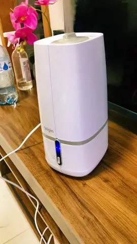 Umidificador da marca Elgin, super recomendo 👍🏽 cabe 2L de água e é super potente. #umidificadordear #umidificadordeambiente #elginumidificador 