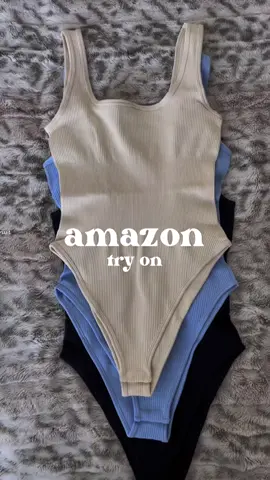 Spring Essentials🫶🏻🫶🏻🫶🏻            they are stretchy and synch you in the waist 🤍❄️ #amazonfinds #skimdupe #amazonclothingfinds #skimbodysuitdupe #comfybasicoutfits #oqq 
