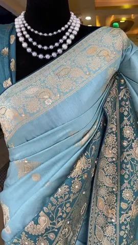 Handwork pure silk saree