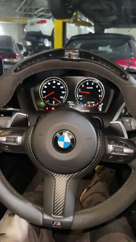 M performance steering in action #steeringwheel#loading#lights #led#racemodeactivated #b58 #carsoftiktok #bmw #edit #m140i #mperformance 