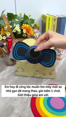 Máy Massage Mini Xung Điện EMS, Miếng Dán Massage Trị Liệu Chân, Cổ, Vai Gáy. #maymassagemini #miengdanmassage 