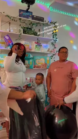 Look at the disappointment on out faces🤦🏿‍♀️😫😥… kike for part two of the reveal fail #genderrevealfail #genderreveal #fyp 