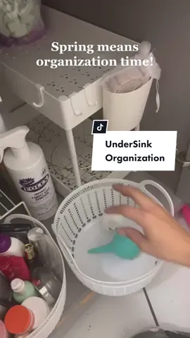Spring time always brings on the urge to deep clean and organize every inch of the house 🙌🏽 #CleanTok #organizationtiktok #organizationhacks #bathroomcleaning #storageideas #bathroomsinkorganization #springcleaning 