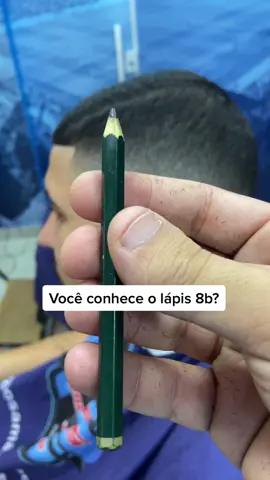 Você barbeiro conhece o lapis 8b?  #BarbeirosDoBrasil #CabeleireiroTikTok #DicasParaBarbeiros #CorteFade 