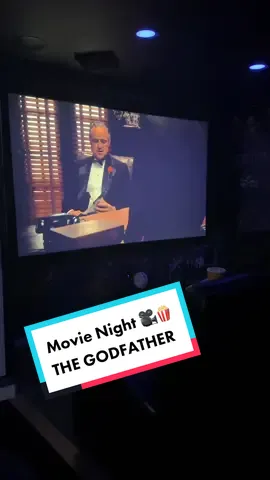 Movie Night in the HOME THEATER  I chose to watch the GREATEST MOVIE OF ALL TIME THE GODFATHER 🤌 Song-Frank Sintra-Strangers In The Night (empty loft that I turned into a home  theater. It took 3 months to complete it) #movie #movienight #hometheater #homeproject #DIY #interiordesign #thegodfather #godfather #alpacino #marlinbrando #snacks #candy #popcorn #coke #kitkat #chill #vibes #chilling #fypシ #fyp #foryou #cinema #marvel #paramountpictures #franksinatra #sintra #olblueeyes #explorepage 