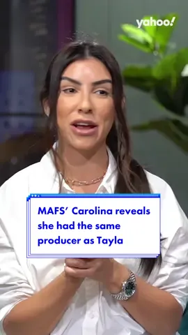 #MAFS’ #CarolinaSantos reveals she had the same producer as #TaylaWinter 👀💍 #mafsau #mafsaus #marriedatfirstsight #marriedatfirstsightau #marriedatfirstsightaustralia #marriedatfirstsighttok #yahooaustralia 