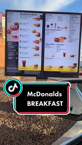 #breakfast #breakfastorder #mcdonalds #mcdonaldsbrealfast #mcdonaldsbreakfastorder #drivethru #drivethruorder #americanbreakfast #americanfastfood #fyp #tiktok @mcdonalds 