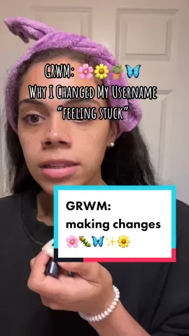 “feeling stuck” & making changes.🌸🐛 #springcleaning #grwm #SelfImprovement #wlscommunity #wlsjourney #grwmmakeup #grwm #makeupbymario 