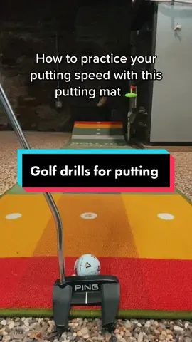 Get the speed right = less 3 putts #golf #golfer #golfdrills #golfpractice #puttingpractice #puttingdrills #golfcoach #golftiktok #fyp #foryoupage #eyelinegolf 