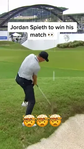 Just a little bit of Jordan Spieth magic with his wedge ✨✨ #golf #PGATOUR #Jordan 