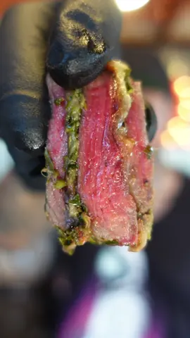 Flank Steak Pinwheels for this Throwback Thursday 🌀 𝙄𝙣𝙨𝙩𝙧𝙪𝙘𝙩𝙞𝙤𝙣𝙨: 🌀Butterfly your flank steak, I cut off the edges to make more symmetrical  🌀Cover in butcher or parchment paper then pound it out to flatten it out evenly  🌀Season w/ your favorite BBQ rub 🌀Add slices of provolone cheese 🌀Top w/ my Habanero Chimichurri (see other video for that recipe) 🌀Roll it up like a fatty 🌀At this point you can use twine to secure it or skewers 🌀Coat in almond oil as a binder 🌀Season the outside w/ salt and pepper 🌀Slice them up individually, if using skewers cut off the excess for better handling  🌀While those rest fire up your grill indirect 🌀Sear the pinwheels till you get some nice char on both sides 🌀Then move them over to the opposite side and let it finish cooking till internal temp hits about 130-135 🌀When done let it rest, remove skewers and twine 🌀Slice them up and enjoy while the cheese is still melted #flanksteak #pinwheels #chimichurri #bbqtiktok #tftibbq 