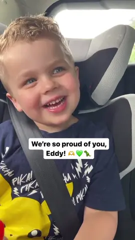 It's the smile at the end for us 🫶. So proud of you, Eddy! 💚 🦖 #SickKidsVS 