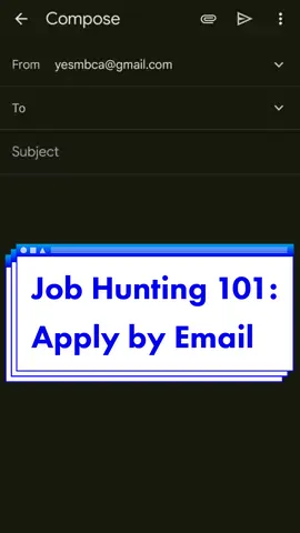 Job Hunting 101: Applying by Email First time job hunters sometimes struggle with sending out that first cold email, so here's our super basic guide. If you're already a pro at email applications, share your tips in the comments!  #firstjobtips #jobhunting #jobhuntingtips #genzjobsearch #emailtips #applyingforjobs #howto #howtojobsearch #howtoapply #emailetiquette #jobsearchstruggles #jobsearchadvice 