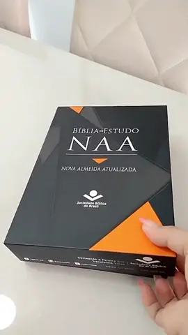 Bíblia De Estudo NAA [ Fábio Loja ] Bíblia De Estudo Nova Almeida Atualizada #biblia #bibliasagrada #fabioloja #bibliadeestudo #biblianotiktok 