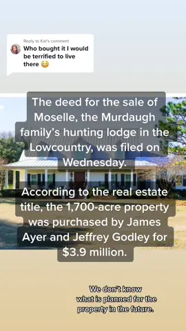 Replying to @Kat  #fyp #murdaughtrial #moselleproperty 