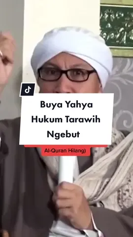 Hukum Tarawih Ngebut sampai tidak jelas bacaan Al-Quran nya  sumber: Al-Bahjah TV #buyayahya #tarawih 