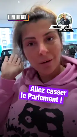 Melanightt avait un message à faire passer aux manifestants #reformedesretraites #manifestations #emmanuelmacron #melanightt #casseur #quotidien #yannbarthes