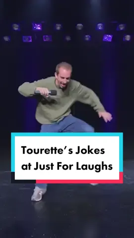 Tourette’s jokes at Just For Laughs #standup #comedy #jokes #tourettes 